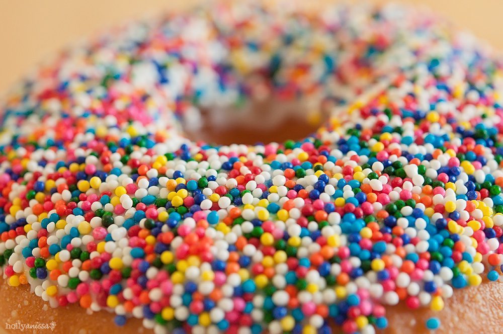 Austin food macro donut sprinkles photographer