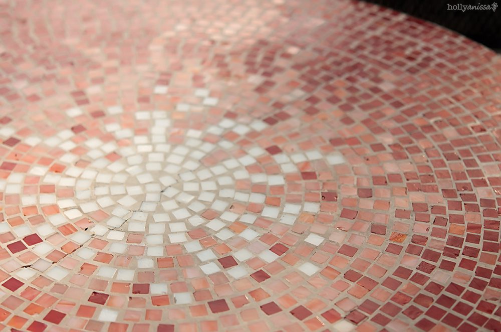 Austin photographer tabletop table ceramic mosaic