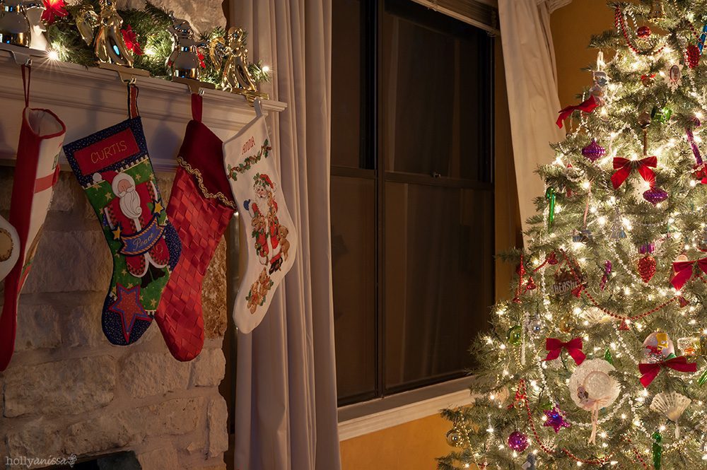 Austin lifestyle Christmas tree photographer stockings