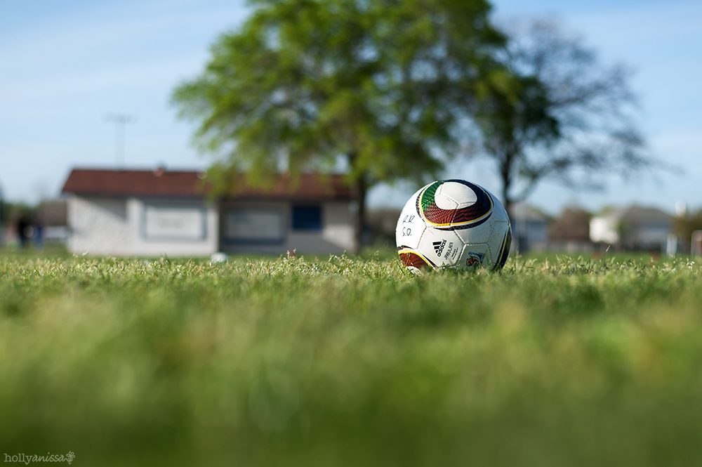 Austin landscape soccer field ball photographer