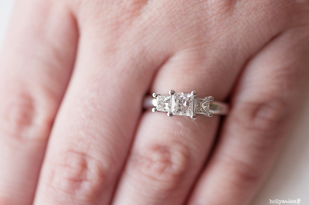 Austin lifestyle couple engaged ring diamond photographer