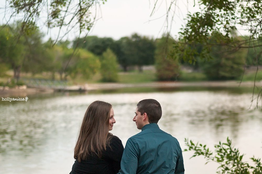 Austin lifestyle portrait engaged engagement couple photographer