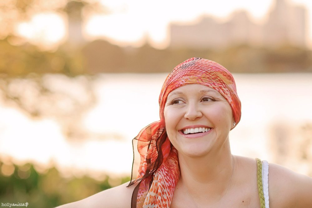 Austin breast cancer woman scarf chemo photographer