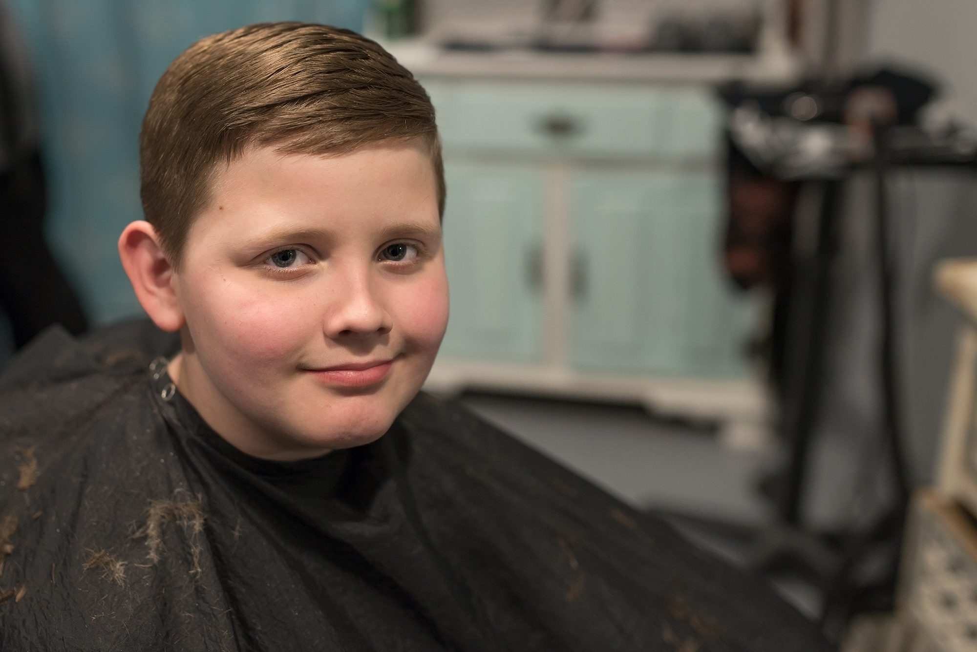 New Braunfels child boy lifestyle haircut photographer